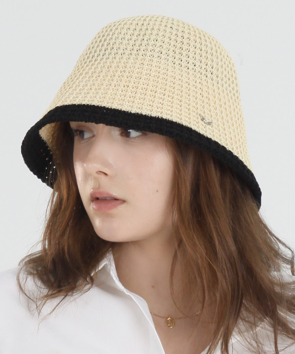 Modern Bucket - Beige Black