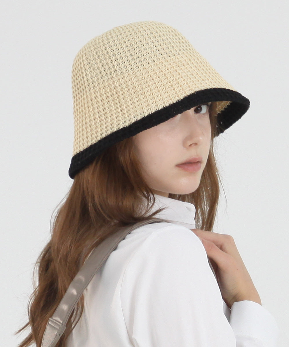 Modern Bucket - Beige Black