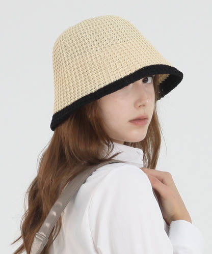 Modern Bucket - Beige Black