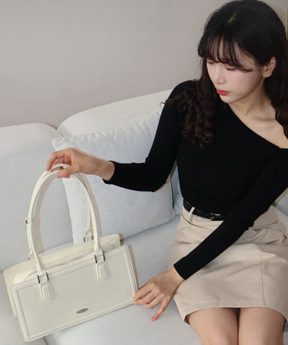 Heritage Shoulder Bag - Cream