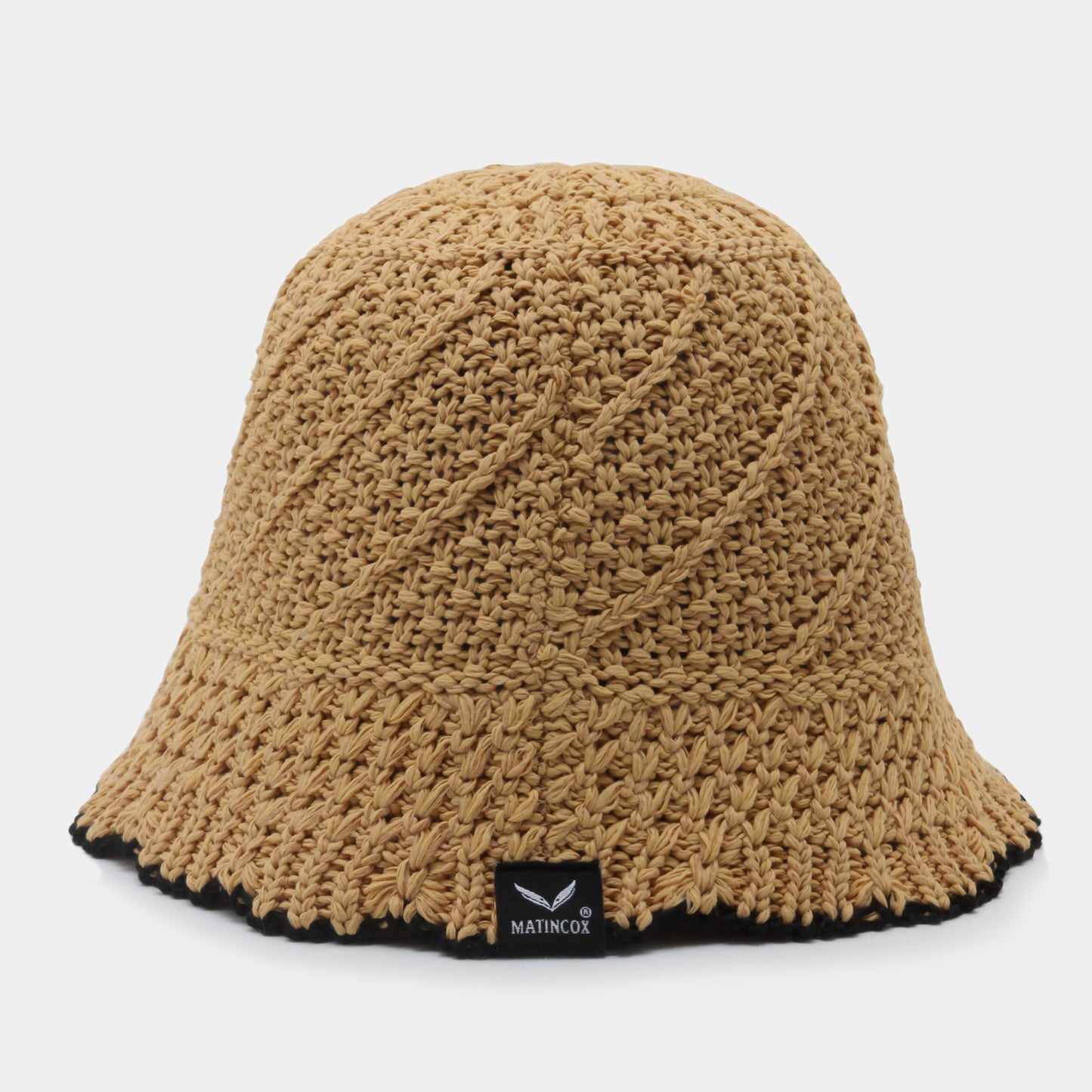 Bohem Knit Bucket - Brown