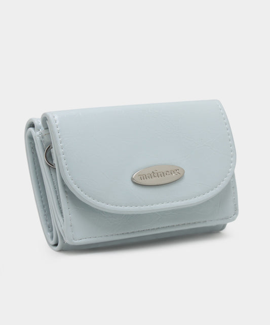 Compact Fold Wallet - Sky Blue