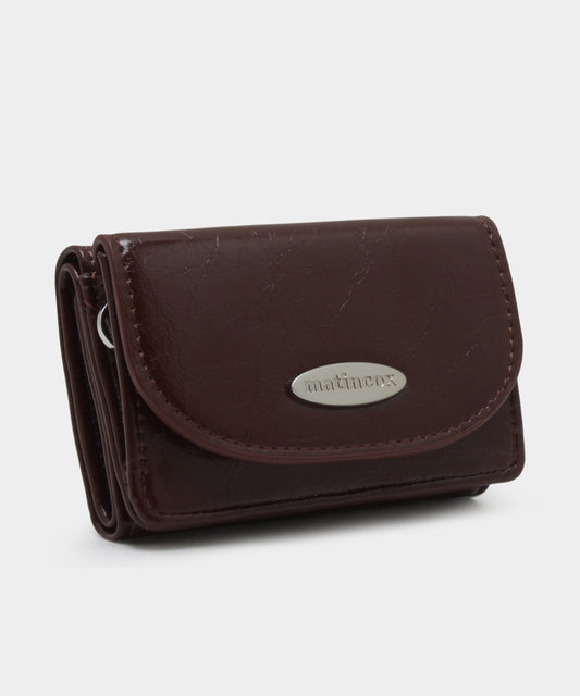 Compact Fold Wallet - Chocolate