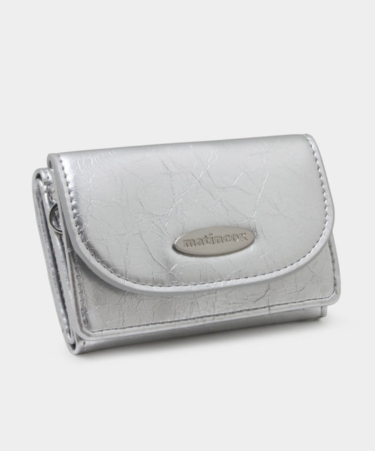 Compact Fold Wallet - Silver