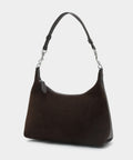 Velucia Suede Bag - Darkbrown