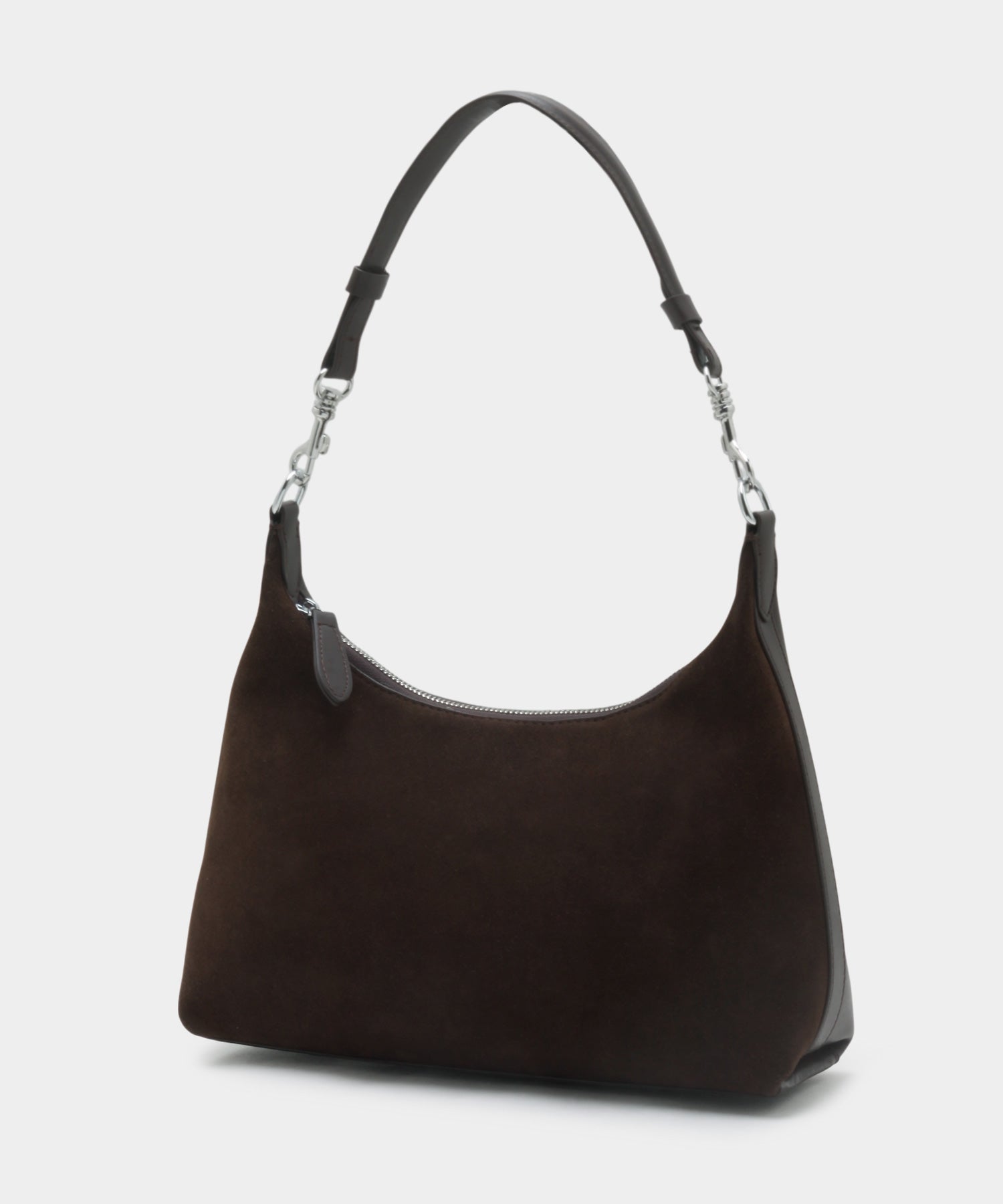 Velucia Suede Bag - Darkbrown