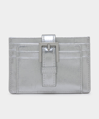 Buckle Card Wallet - Silver