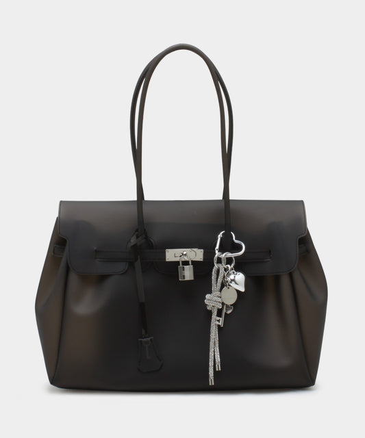 Jelly Keyring Bag - Black