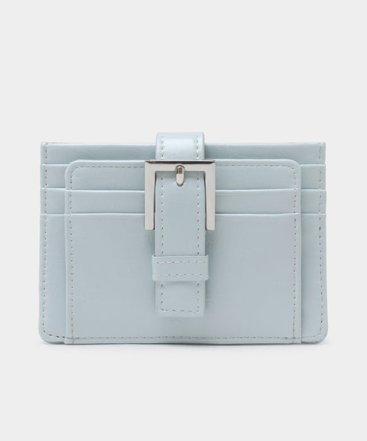 Buckle Card Wallet - Sky Blue