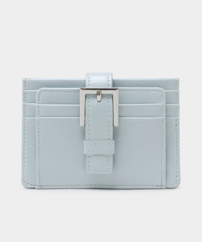 Buckle Card Wallet - Sky Blue