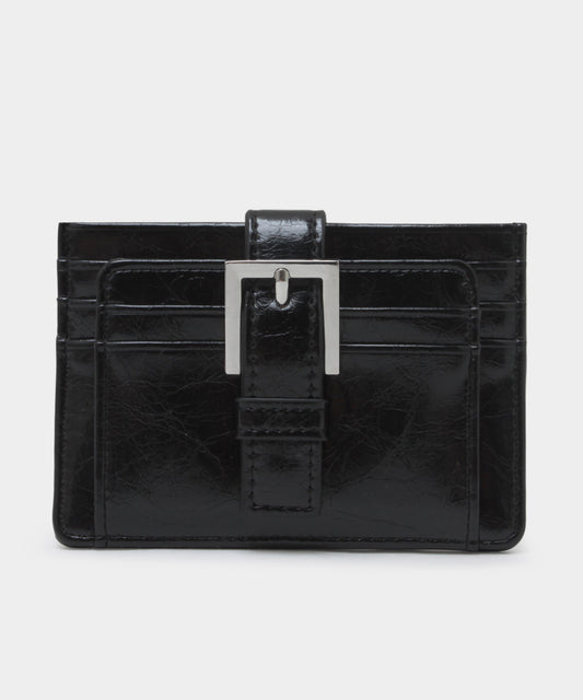 Buckle Card Wallet - Black
