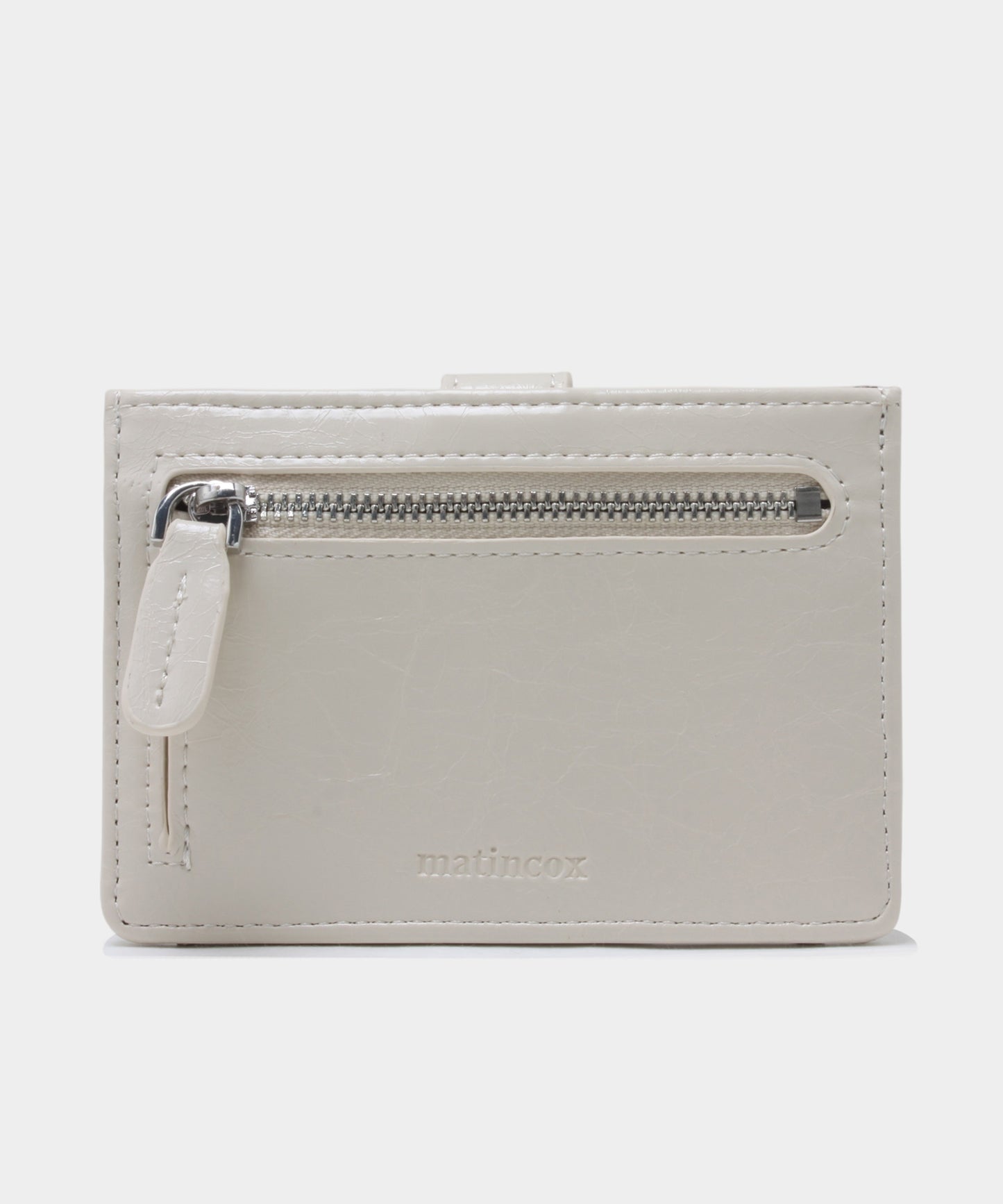Buckle Card Wallet - Cream
