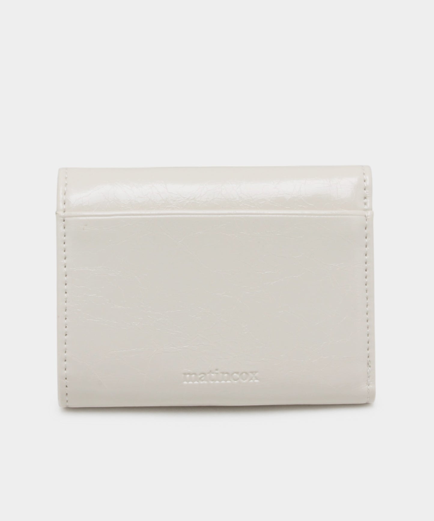 Heart Fold Wallet - Cream