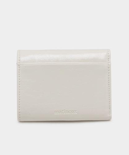 Heart Fold Wallet - Cream