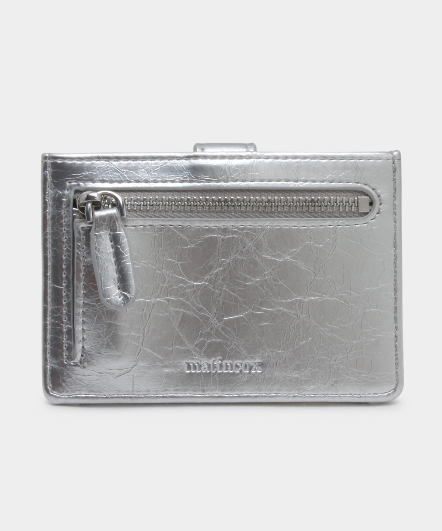 Buckle Card Wallet - Silver