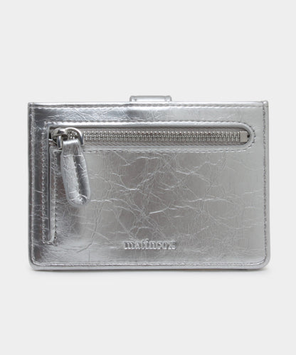 Buckle Card Wallet - Silver