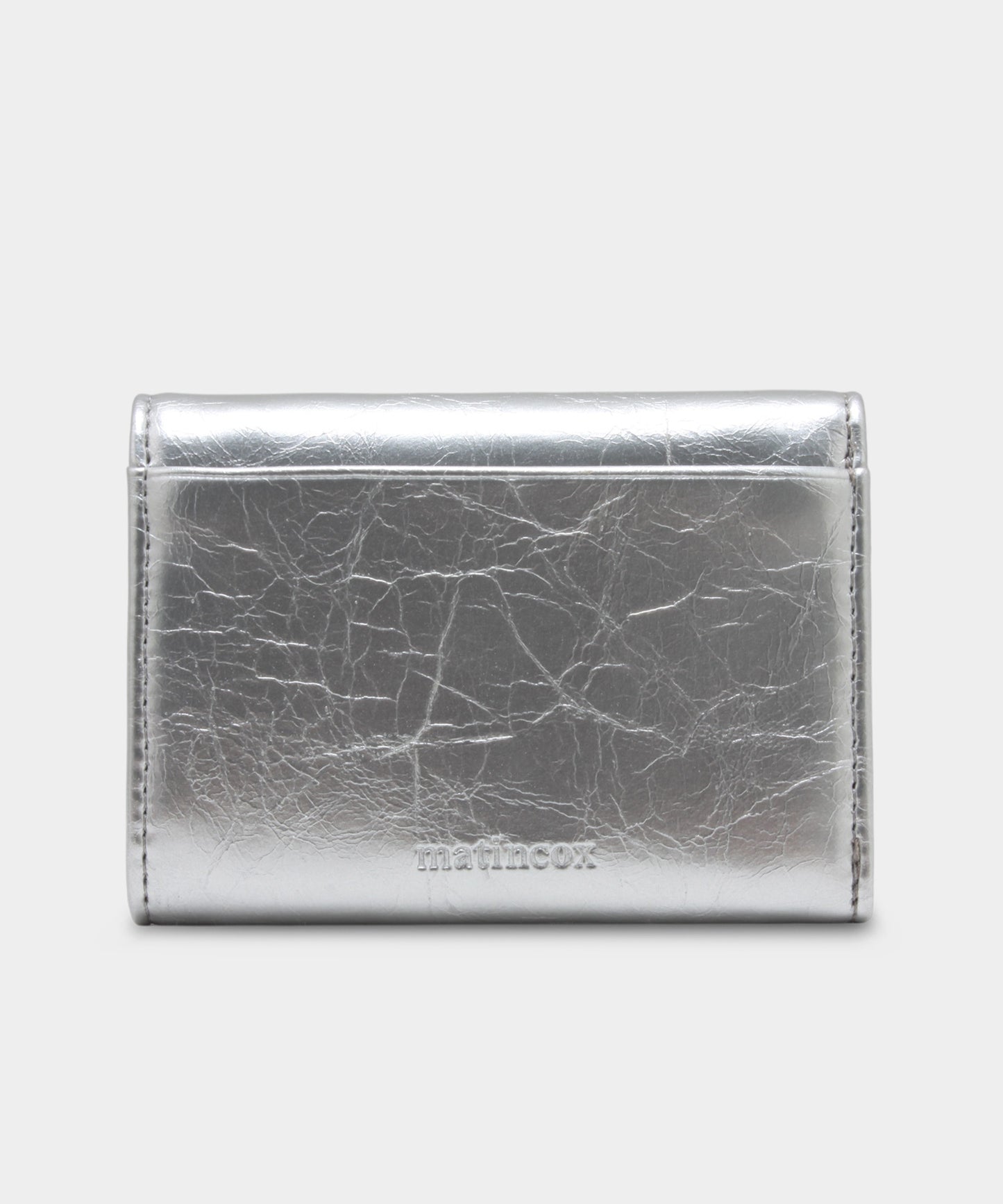 Heart Fold Wallet - Silver