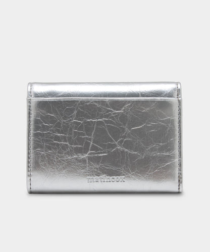 Heart Fold Wallet - Silver
