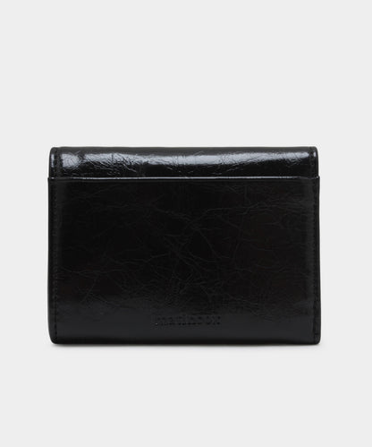 Heart Fold Wallet - Black