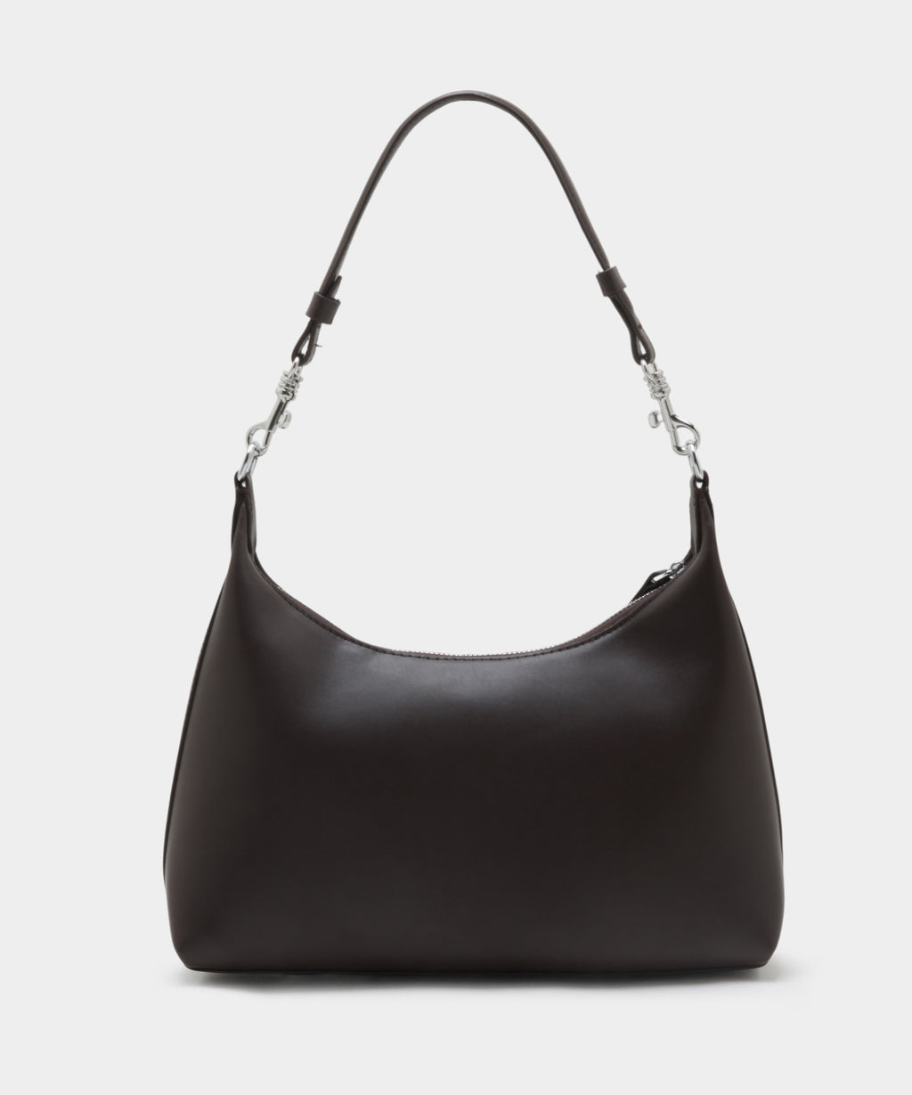 Velucia Suede Bag - Darkbrown