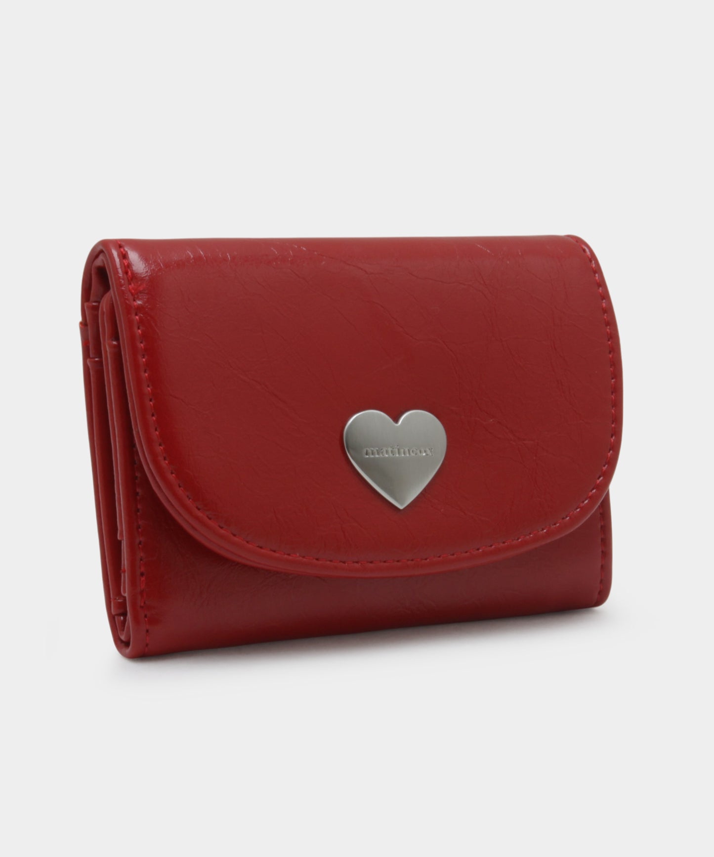 Heart Fold Wallet - Red