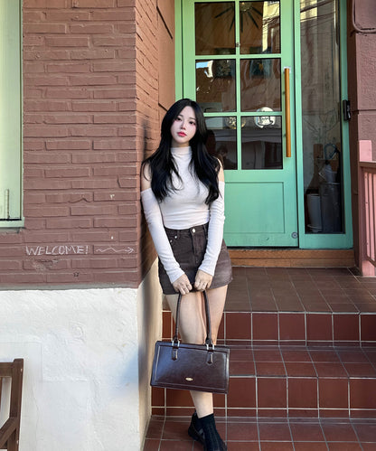 Heritage Shoulder Bag - Chocolate
