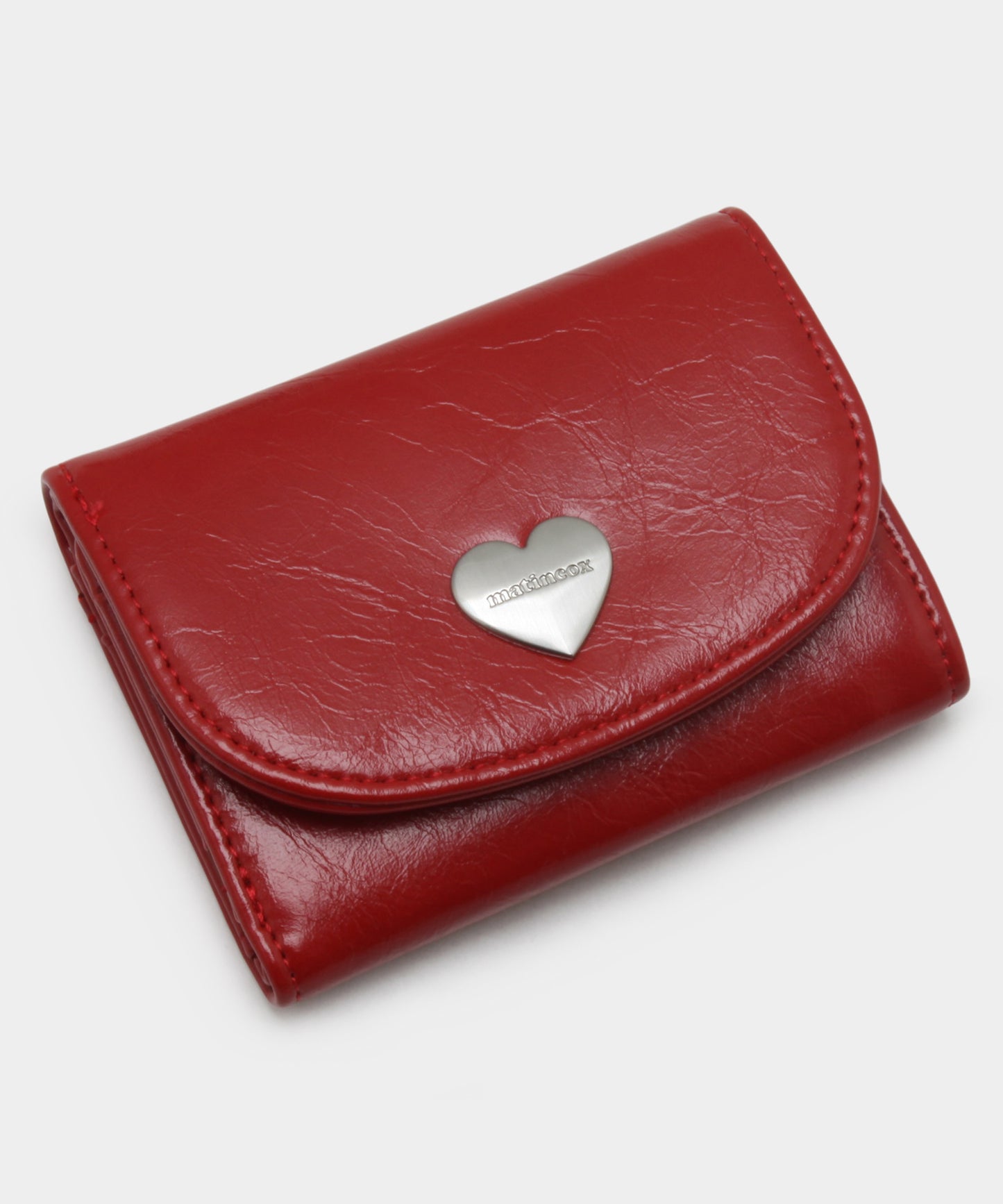 Heart Fold Wallet - Red