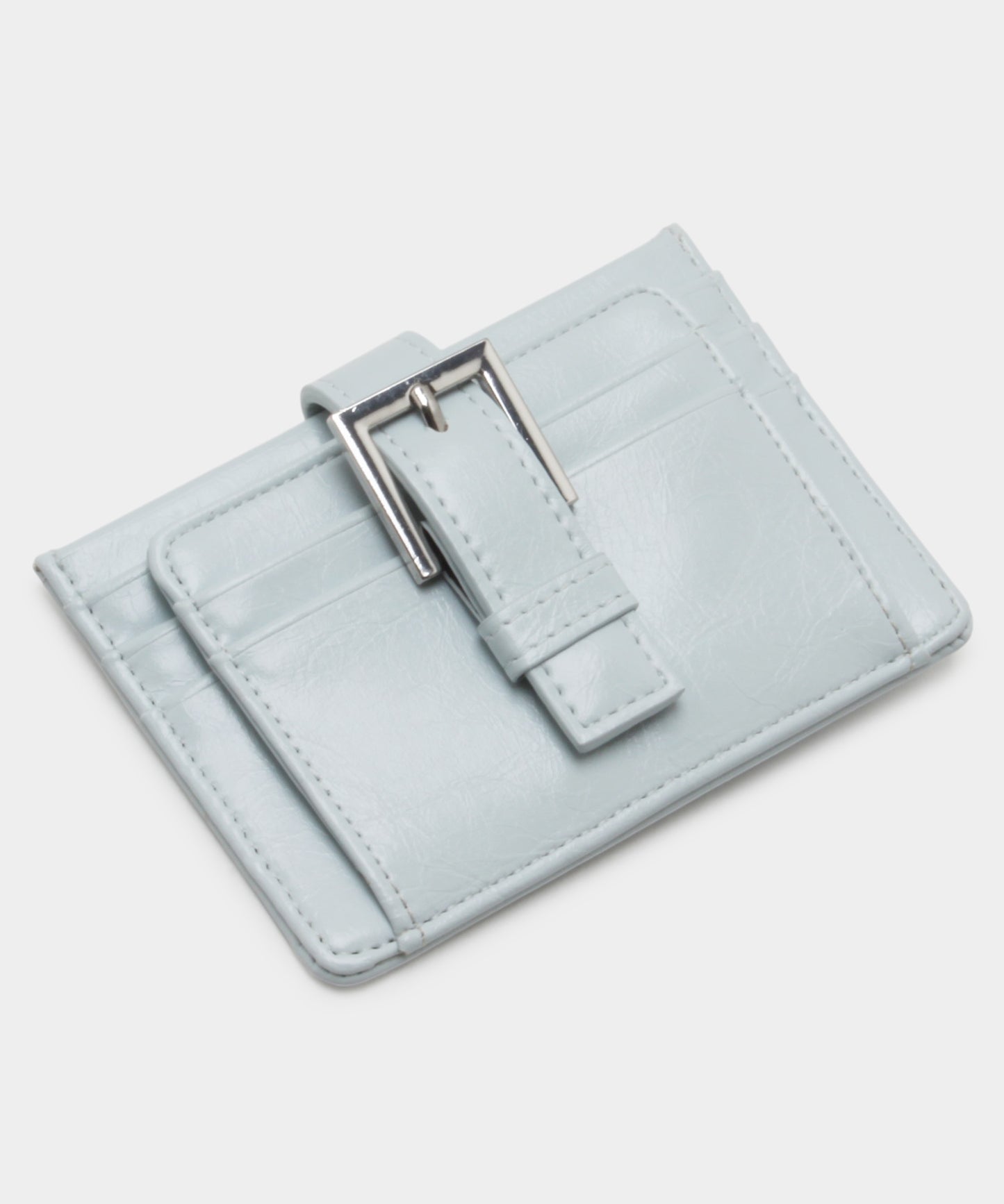 Buckle Card Wallet - Sky Blue