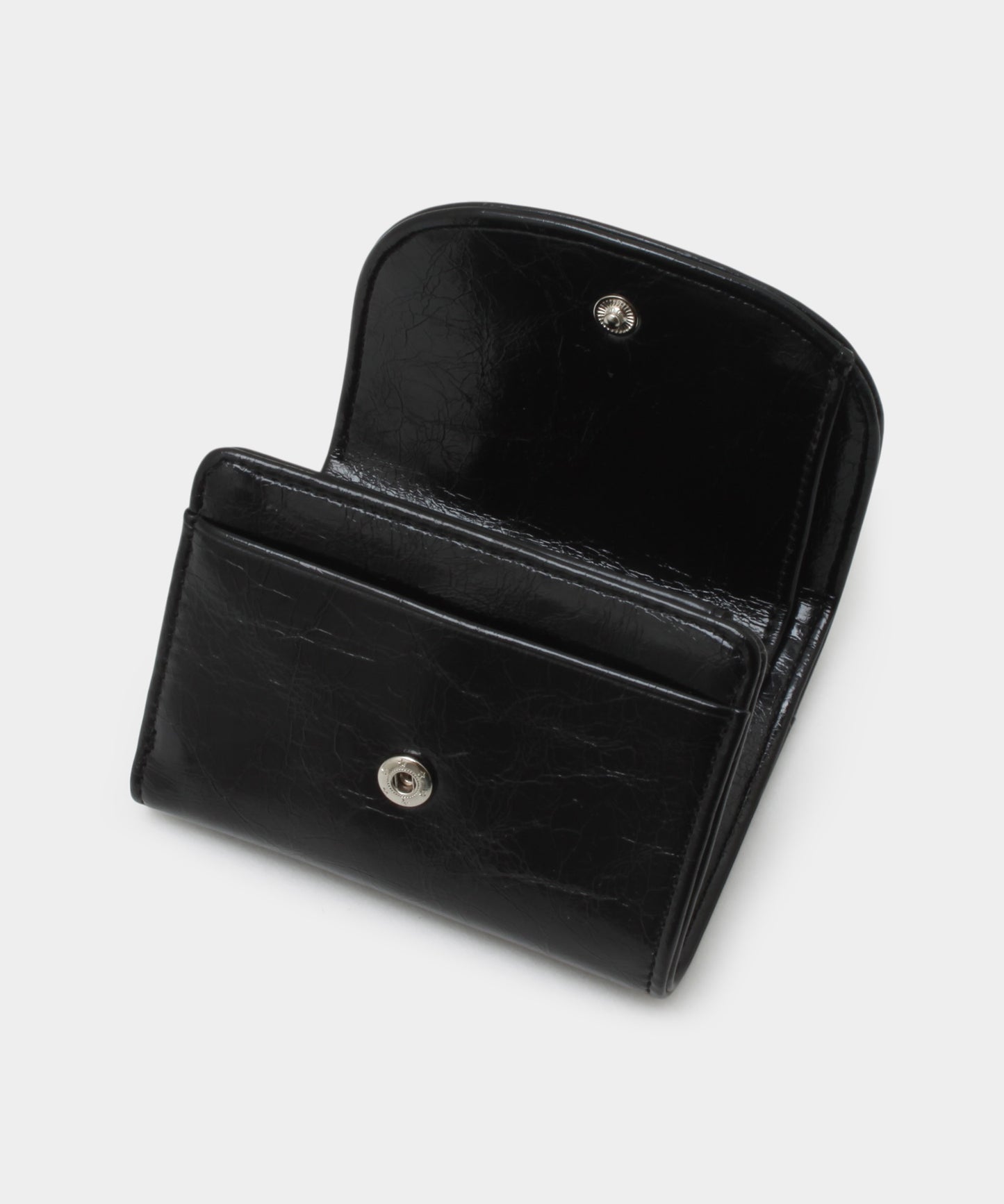 Heart Fold Wallet - Black