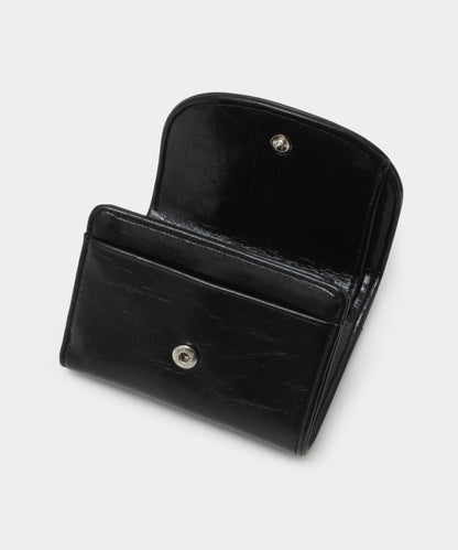 Heart Fold Wallet - Black