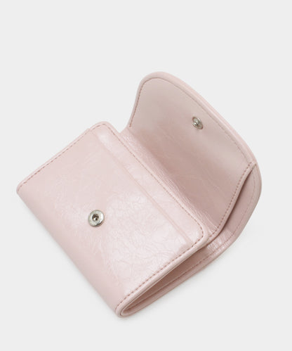 Heart Fold Wallet - Soft Pink