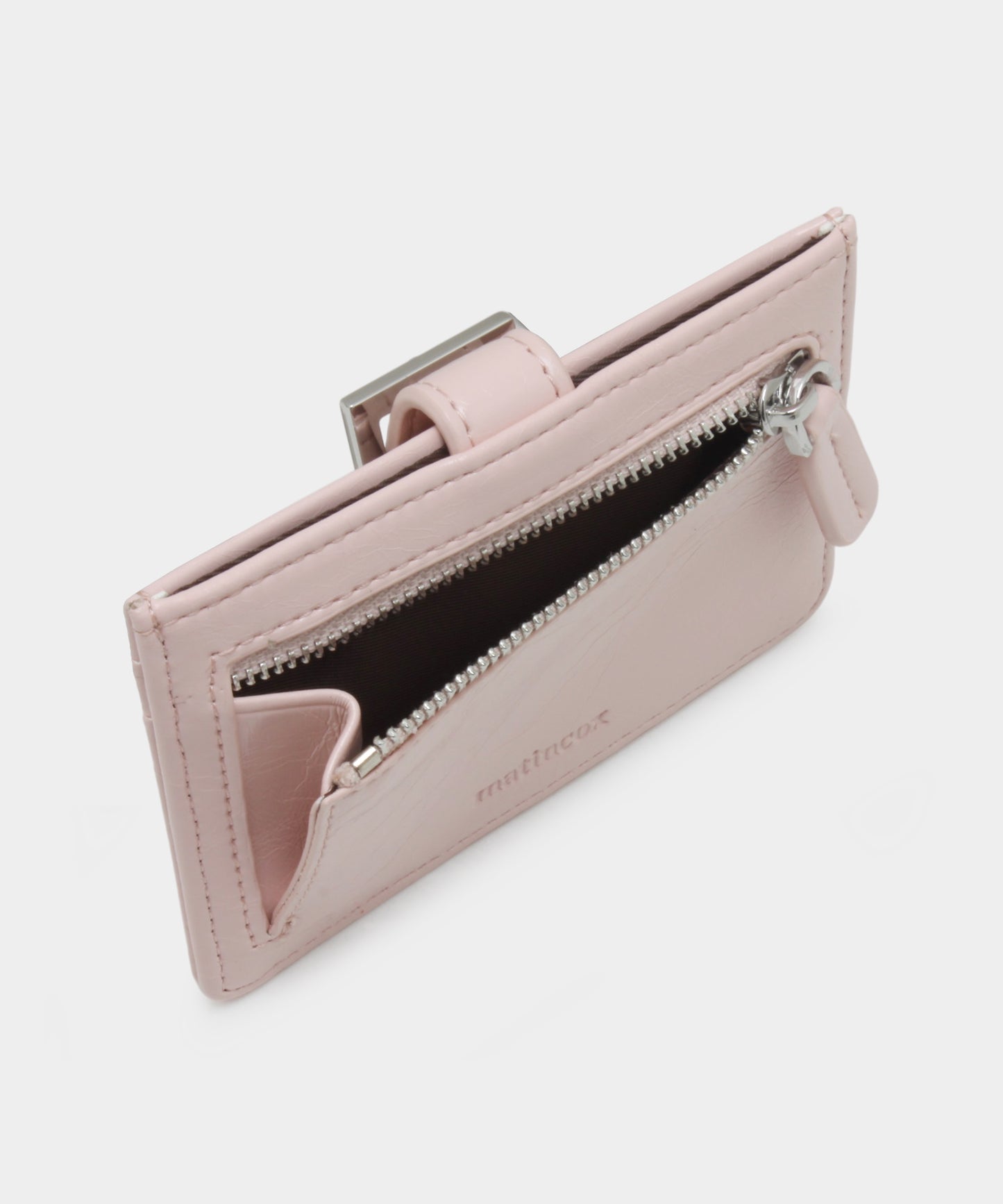 Buckle Card Wallet - Soft Pink