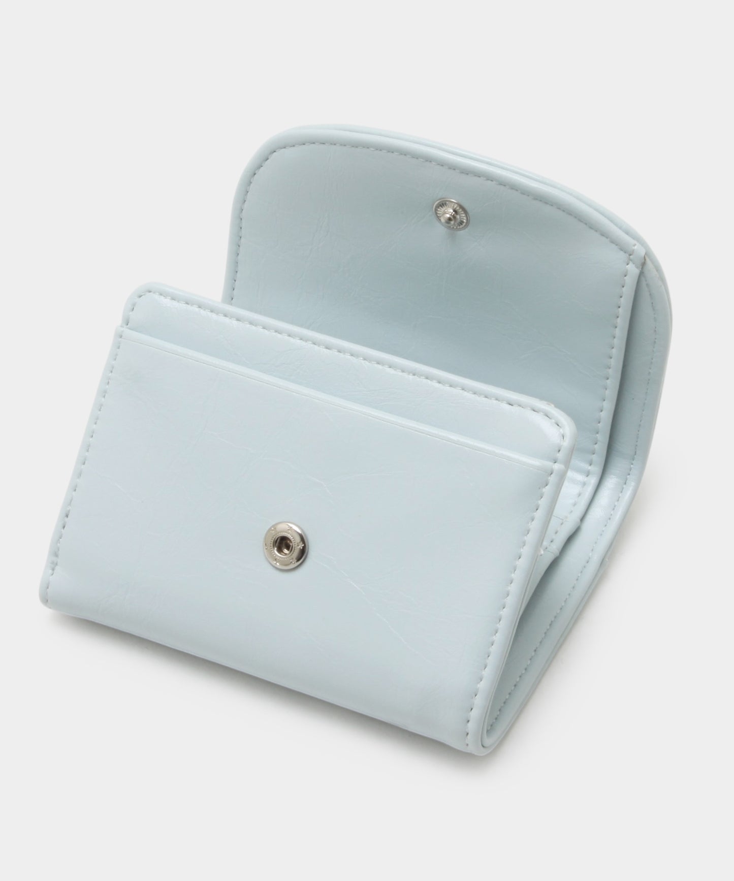 Heart Fold Wallet - Sky Blue