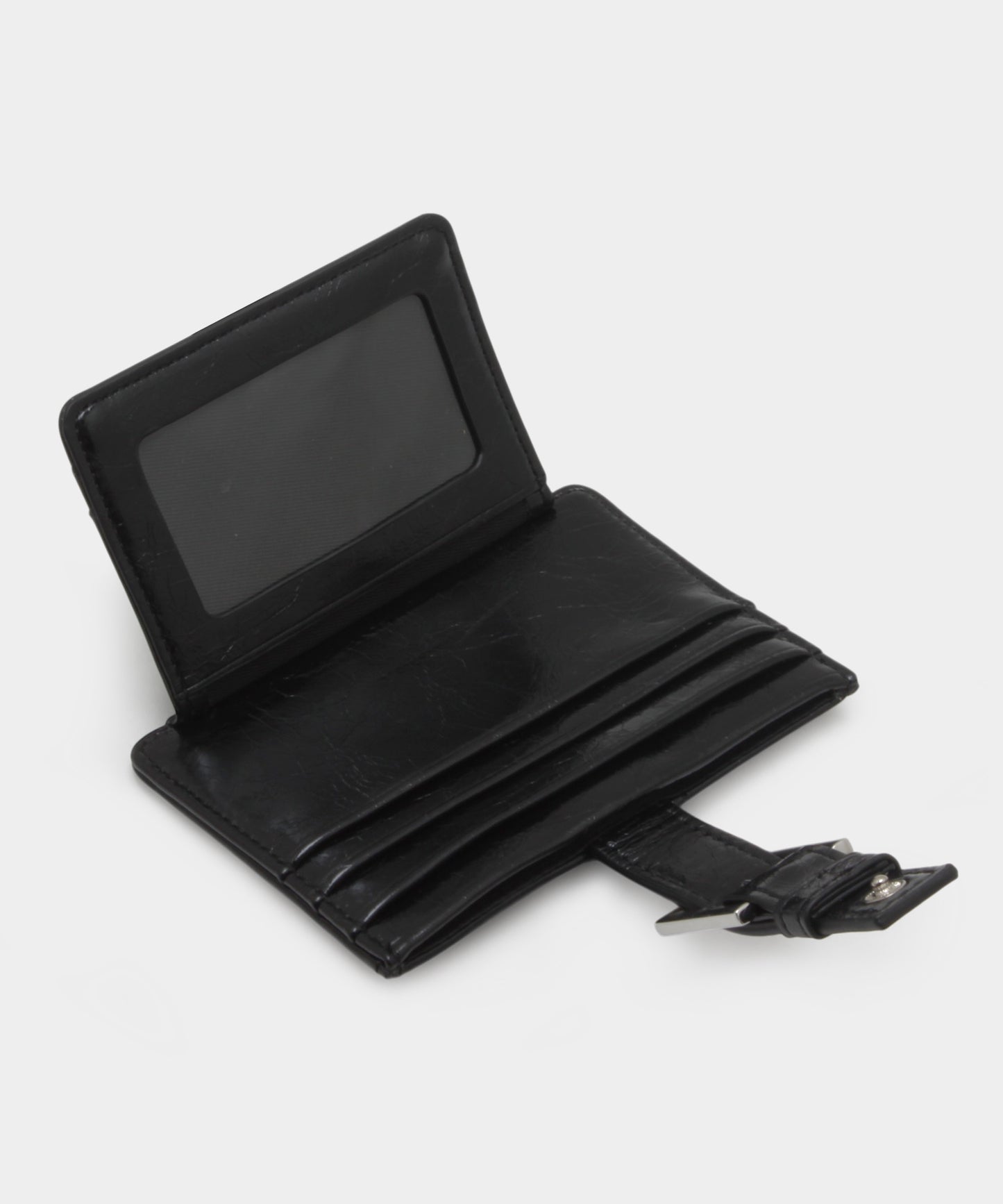 Buckle Card Wallet - Black