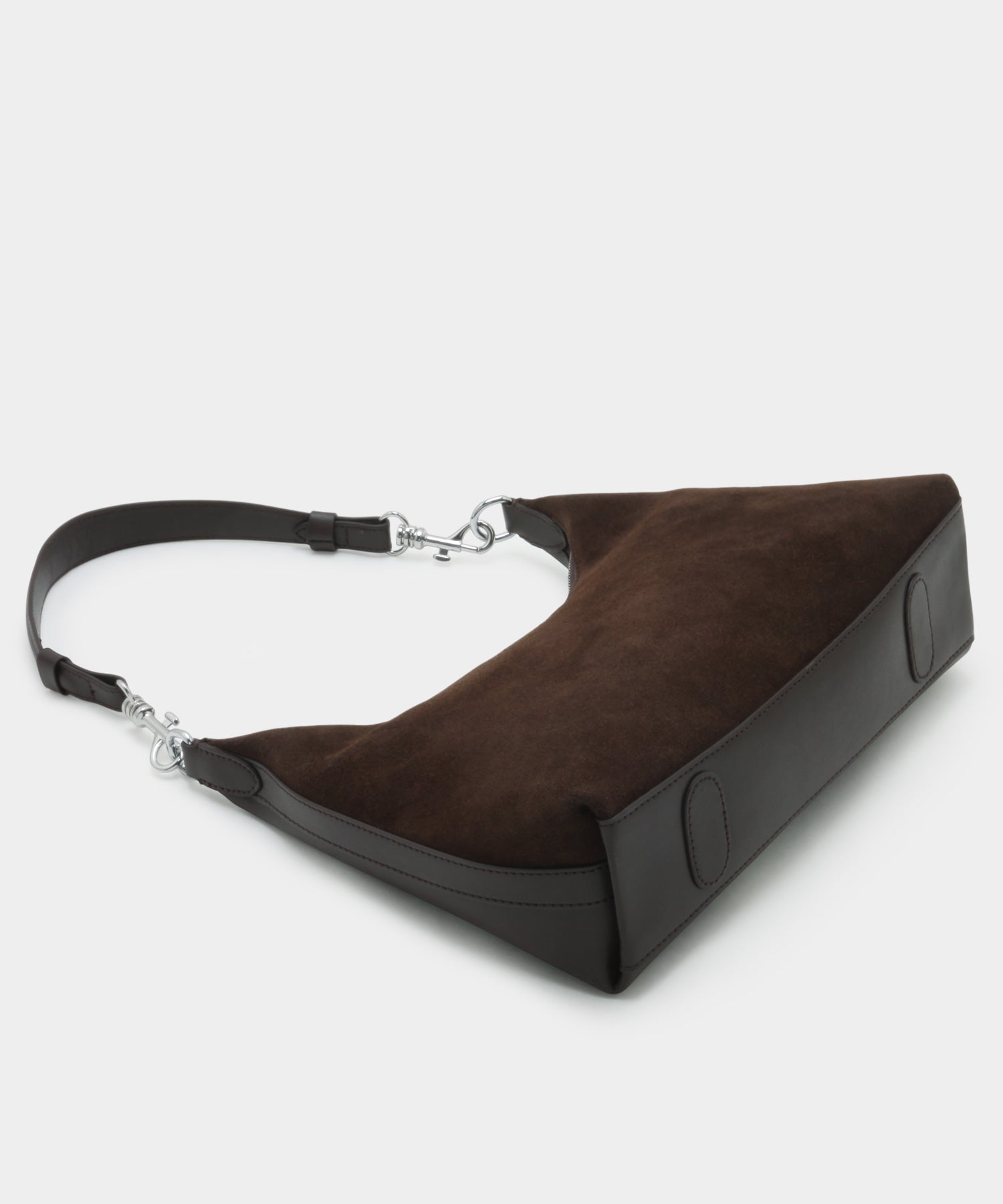 Velucia Suede Bag - Darkbrown