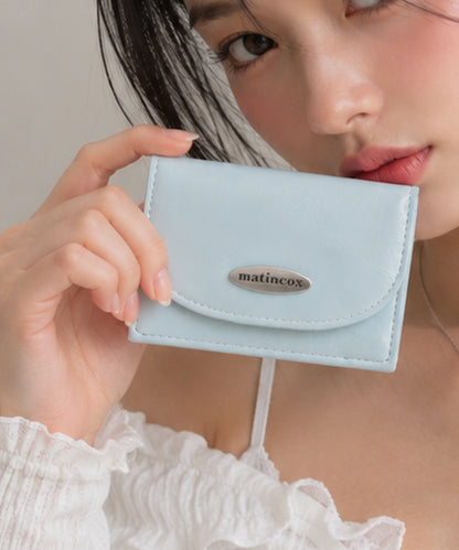 Compact Fold Wallet - Sky Blue