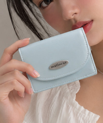 Compact Fold Wallet - Sky Blue